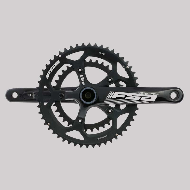 FSA Gossamer BB Right Crank Set 11 Speed 170mm 52/36T BCD110 Black