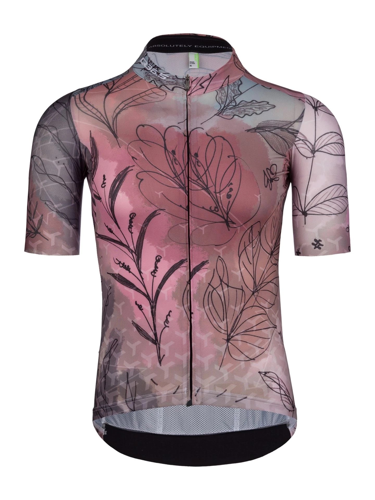 Q36.5 Jersey Shortsleeve G1 Flower Leaves Autumn