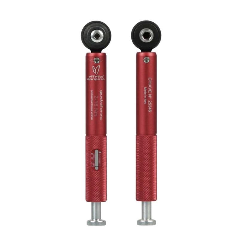 Effetto Mariposa Giustaforza II 2-16 Pro Deluxe Torque Wrench Red + Bits