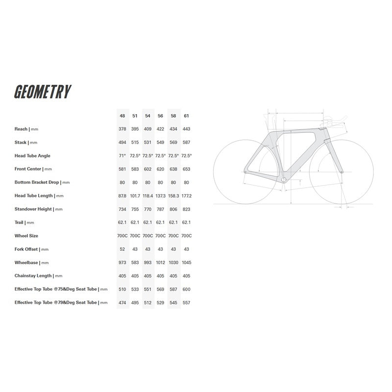 Cervelo s5 size chart sale