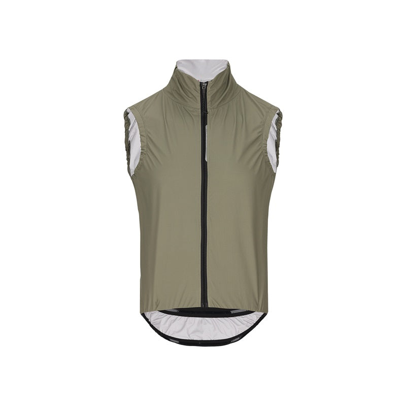 Q36.5 Rain Shell Vest Olive Green Size M