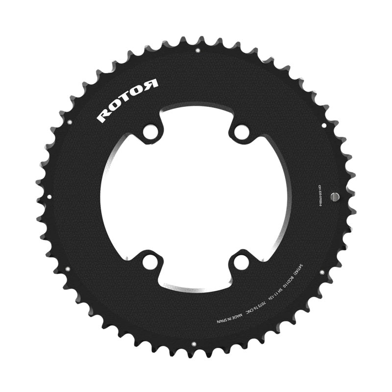 Rotor Aero Round Ring BCD110x4 Outer Black