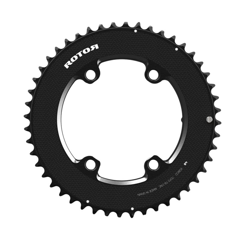 Rotor Aero Round Ring BCD110x4 Black - SRAM AXS