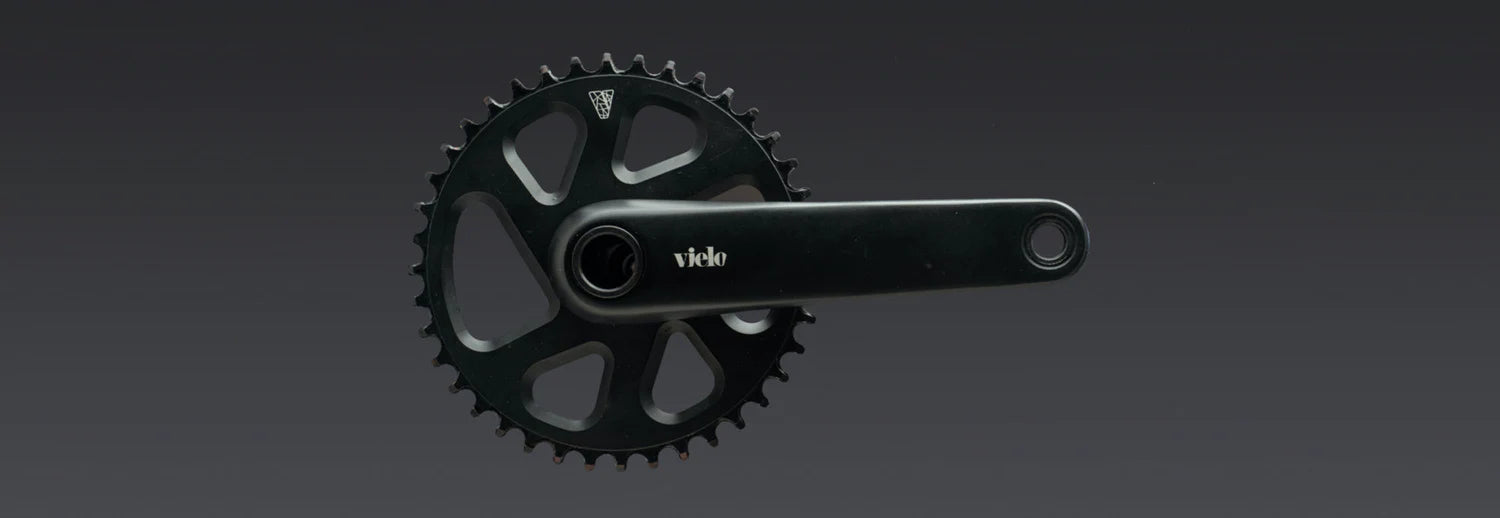 Vielo v1 Gravel Vielo_crankarm_and_chainrings